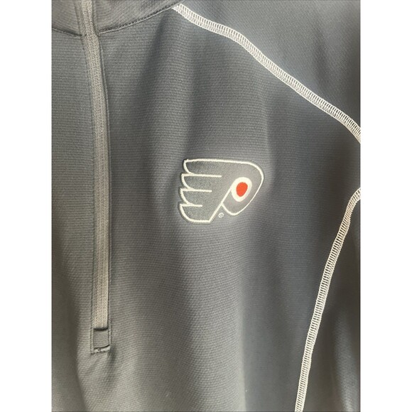 Columbia Men’s Philadelphia Flyers Athleisure  Golf Quarter Zip Pullover Size XL - Picture 3 of 9